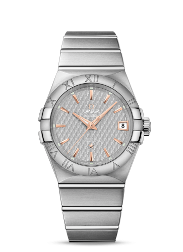 Omega Constellation Co-Axial 38 Stainless Steel / Grey Lozenge